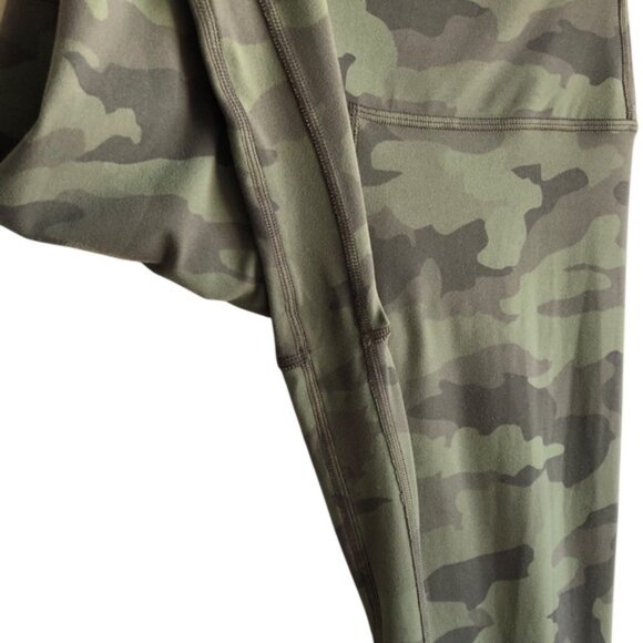 Lululemon Align Pant II 25" Size 4 Heritage 365 Camo Green Twill Multi - Picture 8 of 11